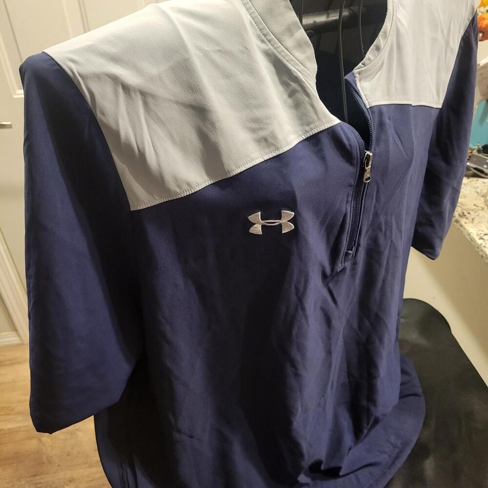 Under-armour Men's Navy and Blue Sweatshirt